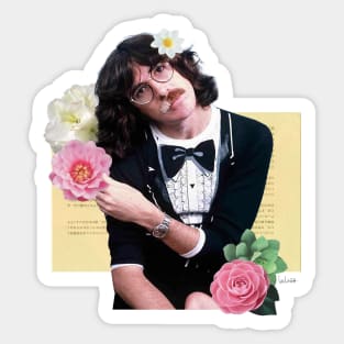 Charly Garcia with a bow Sticker